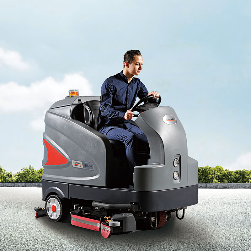 山东自动洗地机 智慧型驾驶洗地机GM-230